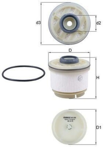 Mahle fuel filter - filter, for