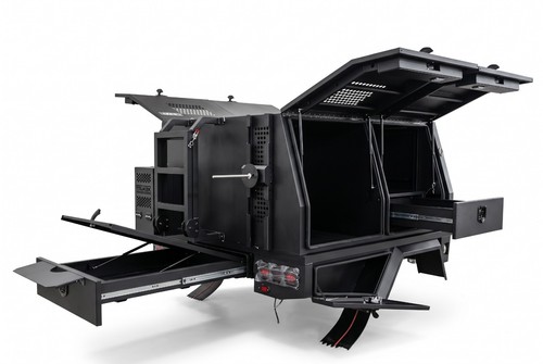 Aluminium pickup flatbed with - pickup,